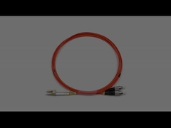 Innenraum LC zu FC Duplex Multimode OM1 OFNR Glasfaser Patch Kabel 2,0 mm Orange Jacket
