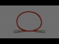 Innenraum SC zu SC Duplex Multimode OM1 OFNR Glasfaser Patch Kabel 2,0 mm Orange Jacket