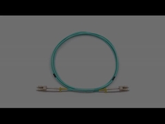 Innenraum LC/UPC zu LC/UPC Duplex Multimode OM3 OFNR Glasfaserkabel 2,0 mm Wasserjacke