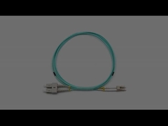 Innenraum LC zu SC Duplex Multimode OM3 OFNR Glasfaser Patch Kabel 2,0 mm Wasserjacke