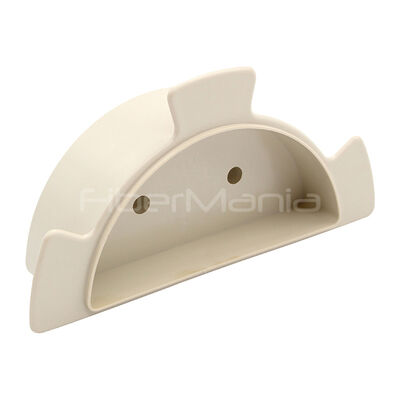 White Half-Round Cable Spool for Fiber Patch Panels and Enclosures